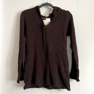 3/$25 Hooded burgundy sweater